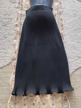 Lolita Lempicka Black Maxi Pleated Skirt
